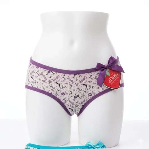 YANIMMART Saturday Vibe Printed Cotton Panties  – Soft Breathable Bikini Briefs