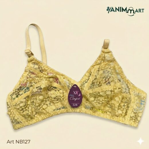 Premium Full-Lace Comfort Bra – Lightweight Breathable Innerwear for Women